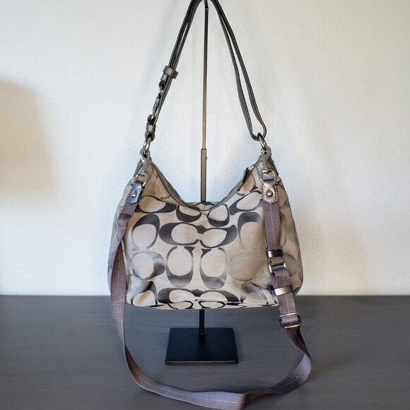 Gray Coach Women's Shoulder Bag - Picture 3 of 15